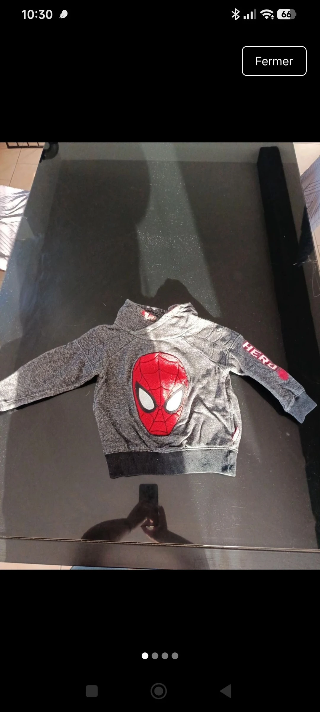Sweat spiderman 